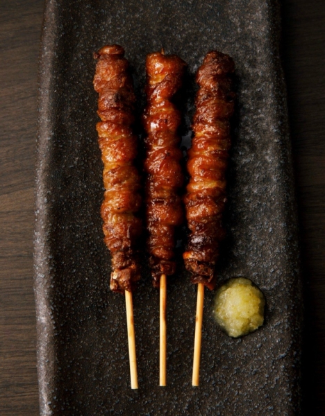 とりかわと柚子おろし